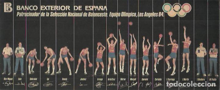 Pegatinas de colecci&oacute;n: Pegatina Seleccion Espa&ntilde;ola de Baloncesto 1984,Los Angeles.Por favor,leer.