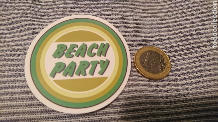 Pegatinas de colecci&oacute;n: Pegatina sticker Beach Party - Foto 1