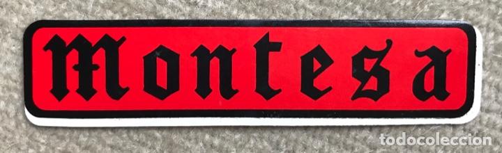 Pegatinas de colecci&oacute;n: Antigua pegatina de Montesa - Moto