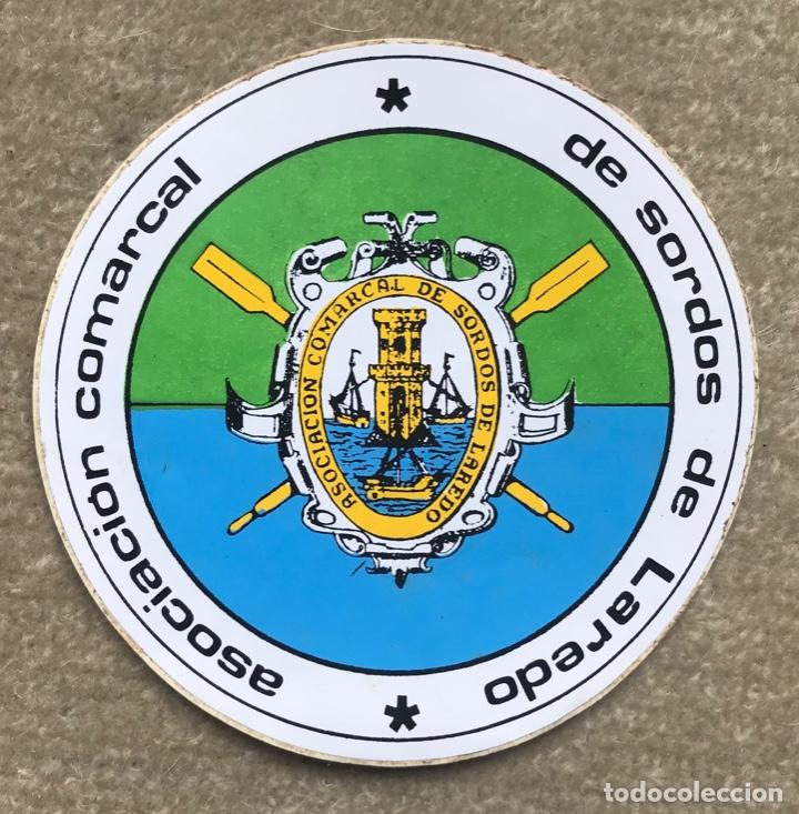 Pegatinas de colecci&oacute;n: Pegatina Asociaci&oacute;n Comarcal de Sordos de Laredo (Santander - Cantabria)