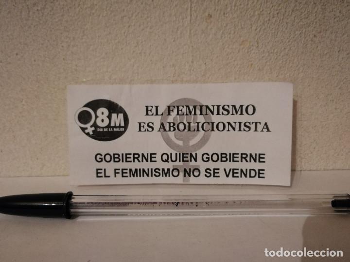 Pegatinas de colecci&oacute;n: PEGATINA ORIGINAL - NO SE VENDE - FEMINISMO - 8M - CATALU&Ntilde;A - EXTREMA IZQUIERDA - POLITICA