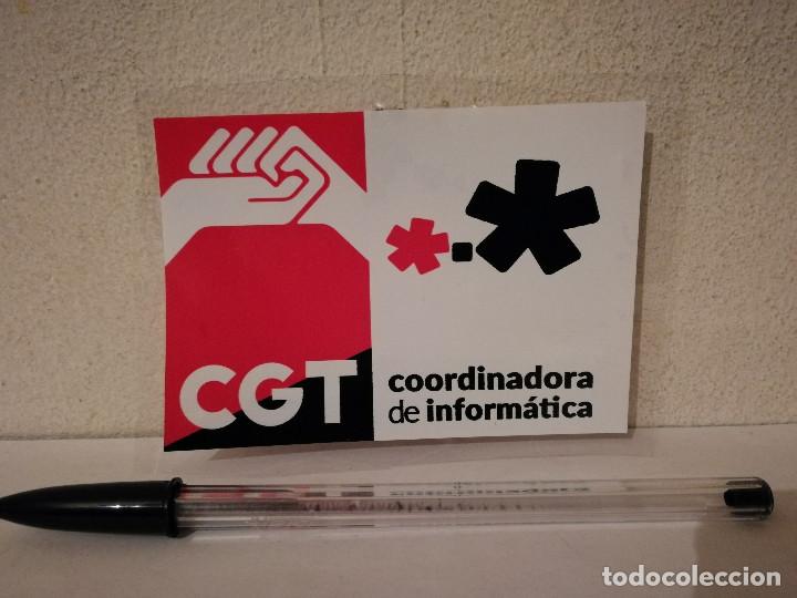 Pegatinas de colecci&oacute;n: PEGATINA ORIGINAL - INFORMATICA - CGT - POLITICA - CATALU&Ntilde;A - SINDICATO - EXTREMA IZQUIERDA