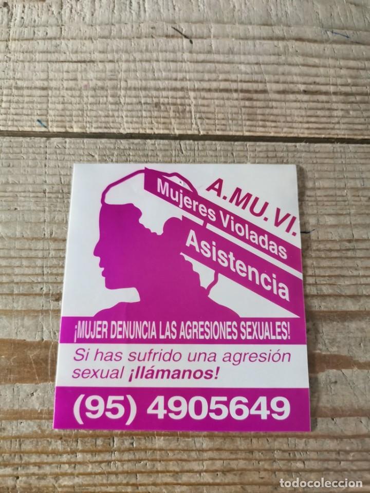 Pegatinas de colecci&oacute;n: ANTIGUA PEGATINA &rdquo;A.MU.VI.&rdquo;