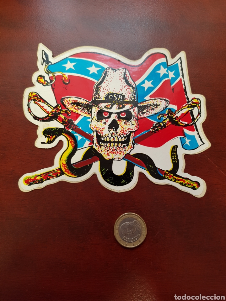 Pegatinas de colecci&oacute;n: PEGATINA BANDERA CONFEDERADA USA