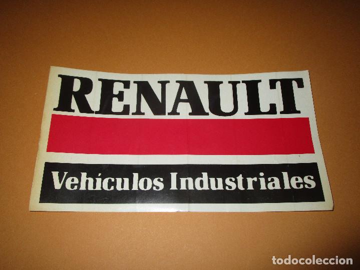 Pegatinas de colecci&oacute;n: ANTIGUA PEGATINA RENAULT (VEHICULOS INDUSTRIALES) - NUNCA USADA - ADESTOR