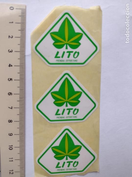 Autocollants de collection: 3 PEGATINAS - LITO - PRENDAS DEPORTIVAS - STICKERS