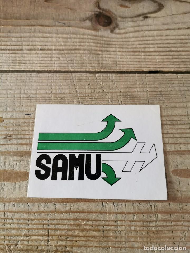 Pegatinas de colecci&oacute;n: ANTIGUA PEGATINA &rdquo;SAMU&rdquo; - Foto 1