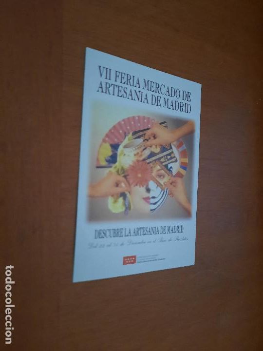 Pegatinas de colecci&oacute;n: VII FERIA MERCADO DE ARTESANIA DE MADRID. PEGATINA. SIN USO. BUEN ESTADO