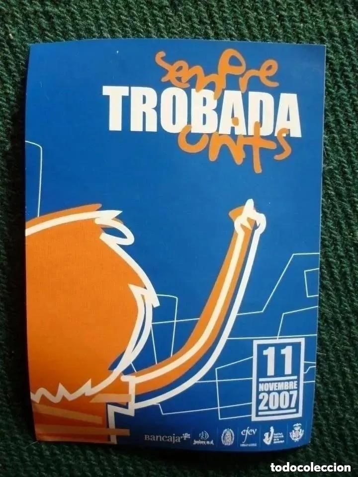 Pegatinas de colecci&oacute;n: pegatina encuentro / trobada junior - 2007