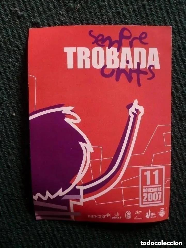 Pegatinas de colecci&oacute;n: pegatina encuentro / trobada junior - 2007