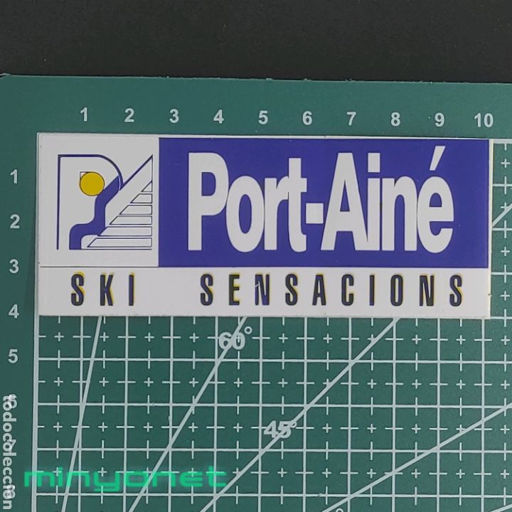 Pegatinas de colecci&oacute;n: Pegatina Port-Ain&eacute; Ski - Esqu&iacute;