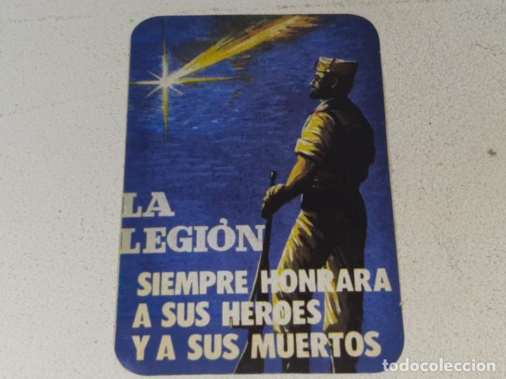 Pegatinas de colecci&oacute;n: ANTIGUA PEGATINA POLITICA FUERZA NUEVA - LA LEGION SIEMPRE HONRARA A SUS HEROES Y A SUS MUERTOS