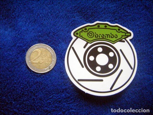 Pegatinas de colecci&oacute;n: PEGATINA BREMBO DISCO FRENOS MOTO RACING TUNING RALLYE STICKER