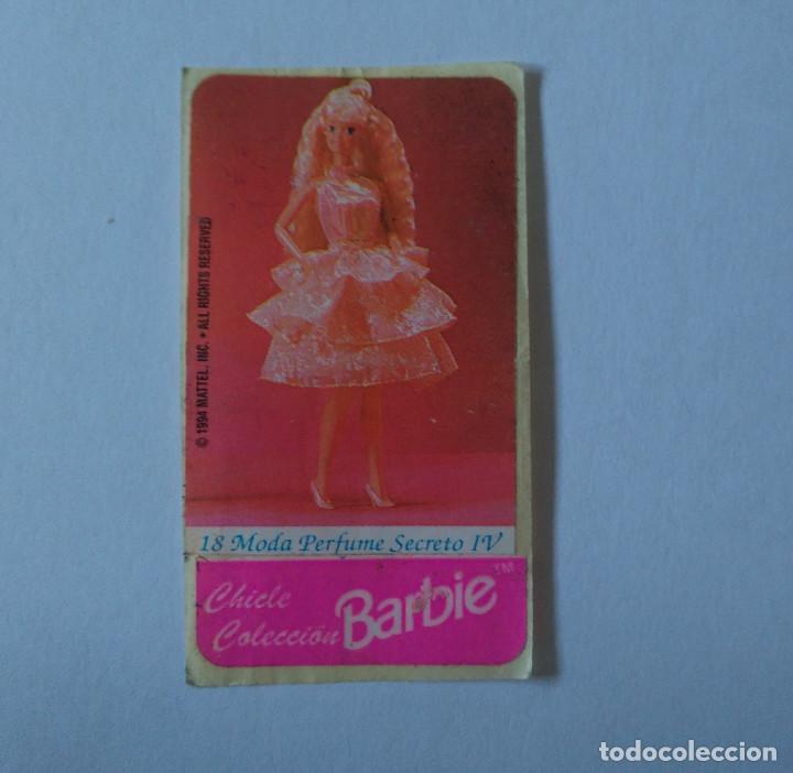 Pegatinas de colecci&oacute;n: cromo chicle barbie coleccion barbi sticker chicles pegatina 1994 18 moda perfume secreto IV