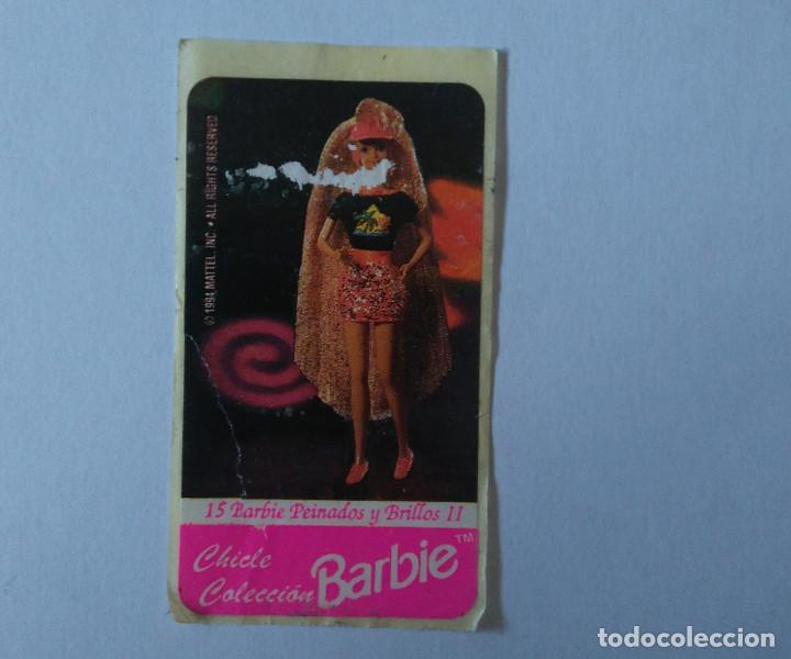 Pegatinas de colecci&oacute;n: cromo chicle barbie coleccion barbi sticker chicles pegatina 1994 15 peinados brillos II