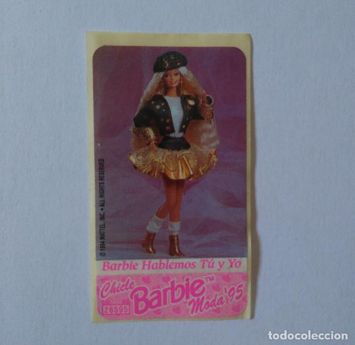 Pegatinas de colecci&oacute;n: cromo chicle barbie coleccion barbi sticker chicles pegatina 1994 HABLEMOS TU Y YO