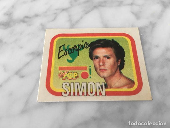 Pegatinas de colecci&oacute;n: PEGATINA - ADHESIVO - HOROSCOPO - ESCORPIO - SIMON LE BON - DURAN DURAN - SUPER POP