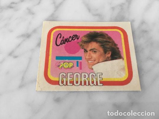 Pegatinas de colecci&oacute;n: PEGATINA - ADHESIVO - HOROSCOPO - CANCER - GEORGE MICHAEL - SUPER POP