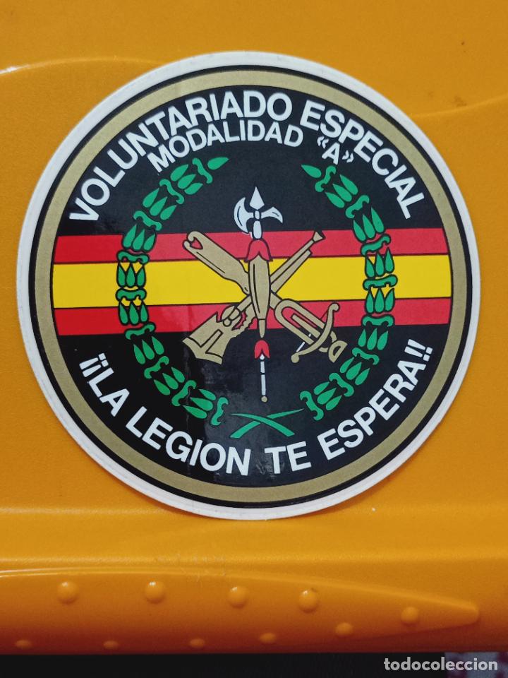 Pegatinas de colecci&oacute;n: LEGION VOLUNTARIADO MODALIDAD A ADHESIVOS 9 CM ALTO EJERCITO ESPA&Ntilde;OL MILITAR
