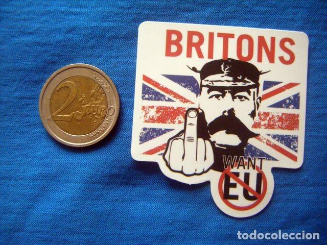 Autocollants de collection: PEGATINA BRITANICOS NO QUIEREN A EUROPA BRITONS
