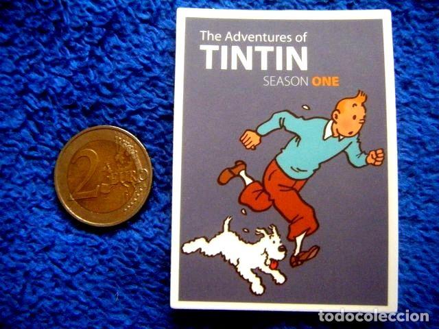 Autocollants de collection: PEGATINA AVENTURAS DE TINTIN SEASON ONE MILU HERGE ED JUVENTUD CASTERMAN STICKER
