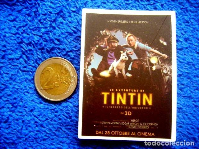 Autocollants de collection: PEGATINA AVENTURAS DE TINTIN SECRETO UNICORNIO FILM MILU HERGE ED JUVENTUD CASTERMAN STICKER