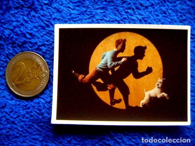 Autocollants de collection: PEGATINA AVENTURAS DE TINTIN FOTOGRAMA PELICULA MILU HERGE ED JUVENTUD CASTERMAN STICKER