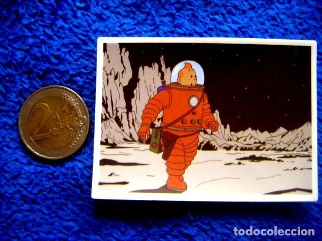 Autocollants de collection: PEGATINA TINTIN ATERRIZAJE EN LA LUNA MILU HERGE ED JUVENTUD CASTERMAN STICKER