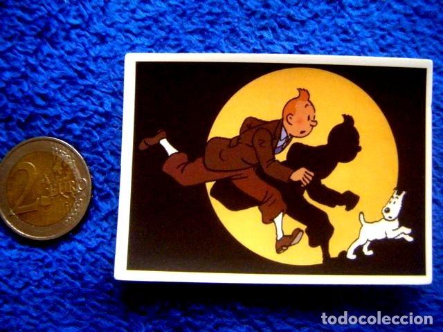 Collection stickers: PEGATINA AVENTURAS DE TINTIN FOTOGRAMA SERIE TV MILU HERGE JUVENTUD CASTERMAN STICKER