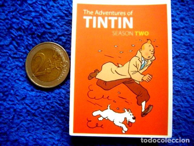 Collection stickers: PEGATINA AVENTURAS DE TINTIN SEASON TWO MILU HERGE JUVENTUD CASTERMAN STICKER