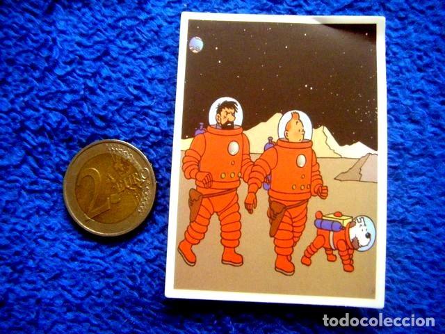 Collection stickers: PEGATINA TINTIN MILU HADDOCK ATERRIZAJE EN LA LUNA HERGE JUVENTUD CASTERMAN STICKER