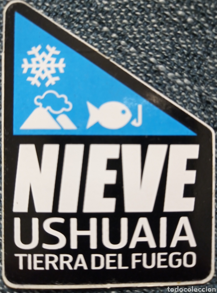Autocollants de collection: PEGATINA NIEVE USHUAIA. TIERRA DE FUEGO