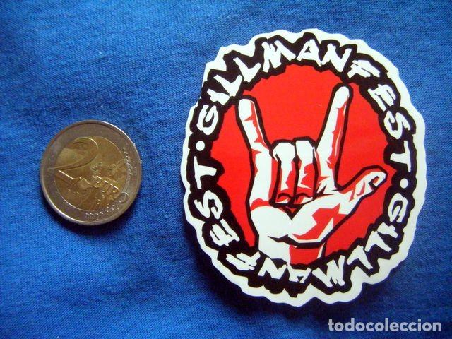 Autocollants de collection: PEGATINA SIGNO CUERNOS GILLMANFEST MUSICA ROCK AND ROLL PUNK HEAVY HARD STICKER