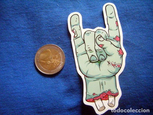 Sammlung von Aufklebern: PEGATINA SIGNO CUERNOS ZOMBIE MUSICA ROCK AND ROLL PUNK HEAVY HARD STICKER