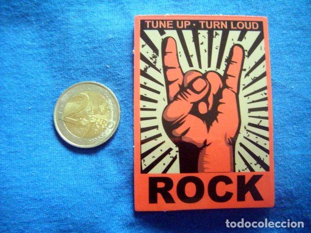 Autocollants de collection: PEGATINA SIGNO CUERNOS TUNE UP TURN LOUD MUSICA ROCK AND ROLL PUNK HEAVY HARD STICKER