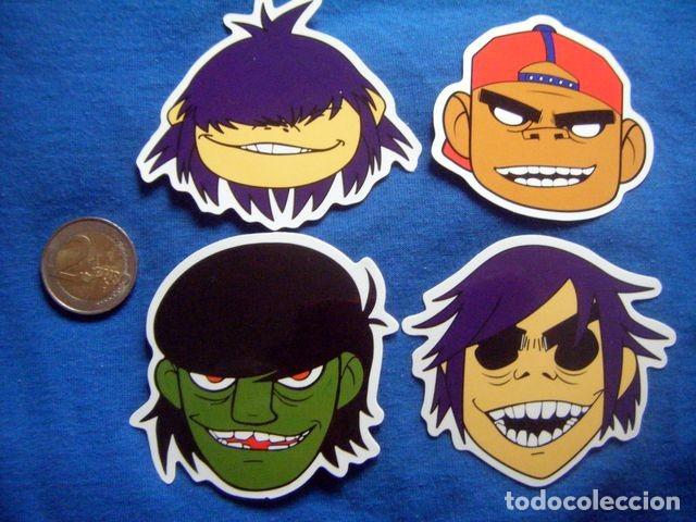 Autocolantes de cole&ccedil;&atilde;o: PEGATINAS BANDA GORILLAZ DAMON ALBAM HUMANZ PLASTIC BEACH DAYS STICKER