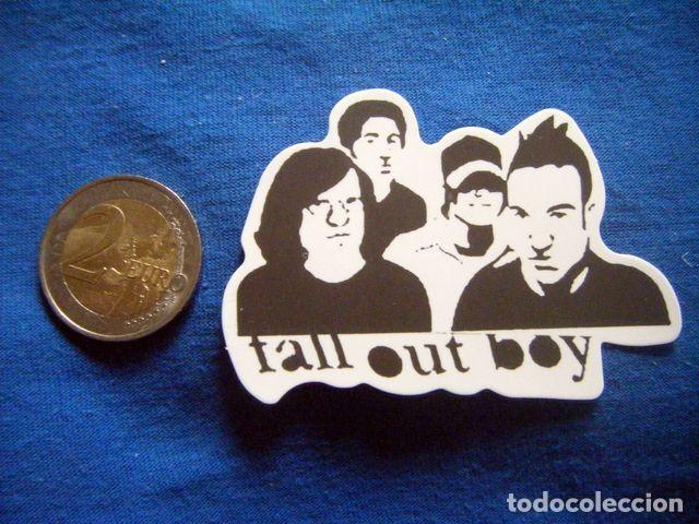 Sammlung von Aufklebern: PEGATINA FALL OUT BOY BANDA BLANCO STICKER