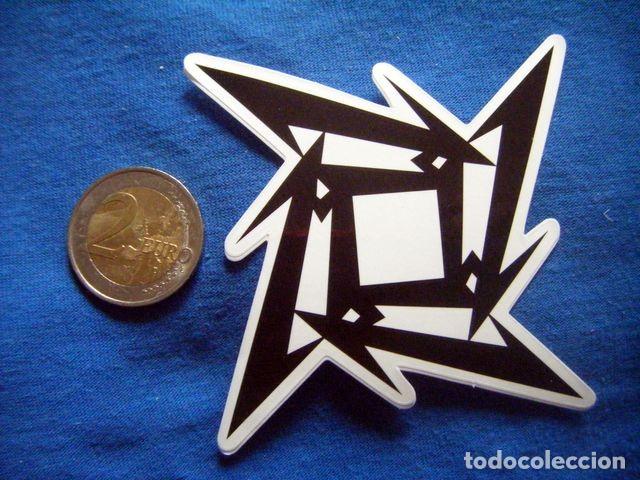 Autocollants de collection: PEGATINA METALLICA LOGO GRANDE STICKER