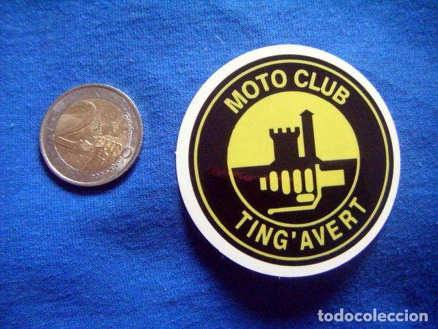 Autocollants de collection: PEGATINA MOTO CLUB TING AVERT STICKER