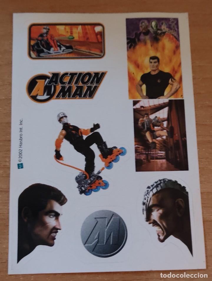Pegatinas de colecci&oacute;n: Hoja 8 pegatinas Action Man - Foto 1