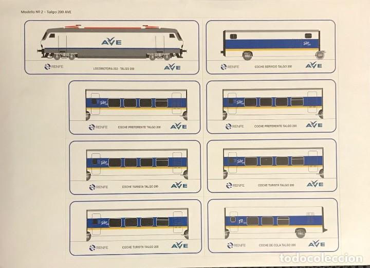 Pegatinas de colecci&oacute;n: Ferrocarriles: TALGO 200 AVE - Foto 1
