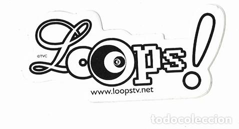 Pegatinas de colecci&oacute;n: *WWW.LOOPS.NET* TVC, TV3. A&Ntilde;OS 90. PEGATINA, ADHESIVO. MEDIDAS APROX: 9 x 4 CMS.