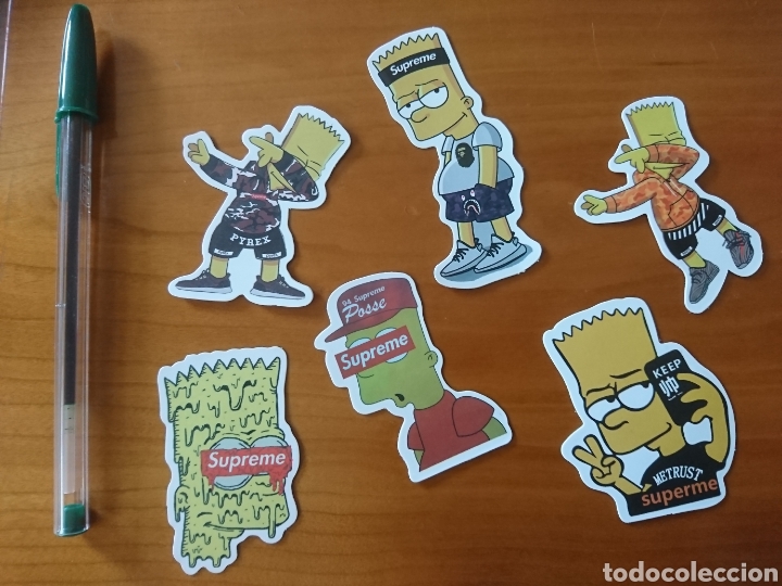 Pegatinas de colecci&oacute;n: Lote pegatinas Bart Simpson Los Simpsons - Foto 1