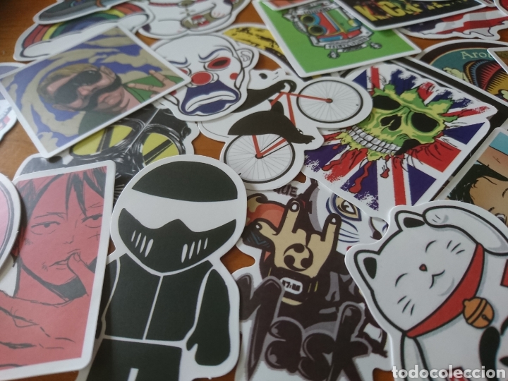 Pegatinas de colecci&oacute;n: Lote 50 pegatinas variadas - Foto 3