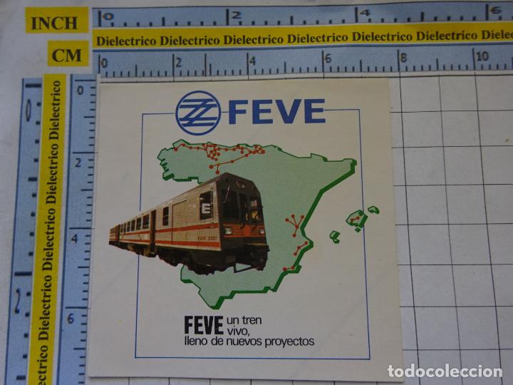 Collection stickers: PEGATINA DE TRENES. FERROCARRILES DE V&Iacute;A ESTRECHA FEVE. 88