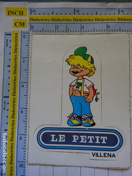 Collection stickers: PEGATINA DE MARCAS DE ROPA. LE PETIT VILLENA ALICANTE. 103