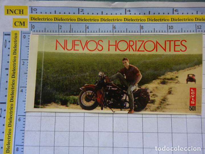 Sammlung von Aufklebern: PEGATINA DE MARCAS DE ROPA. LEVI'S LEVIS 501 NUEVOS HORIZONTES. 107