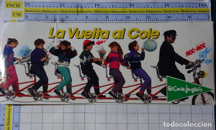 Collection stickers: PEGATINA. EL CORTE INGL&Eacute;S. NI&Ntilde;OS EN TANDEM. 7