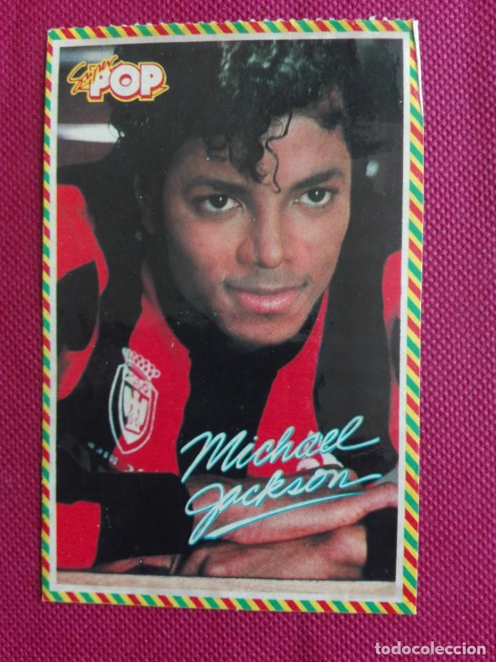 Pegatinas de colecci&oacute;n: JMFC- PEGATINA / ADHESIVO REVISTA SUPER POP - MICHAEL JACKSON