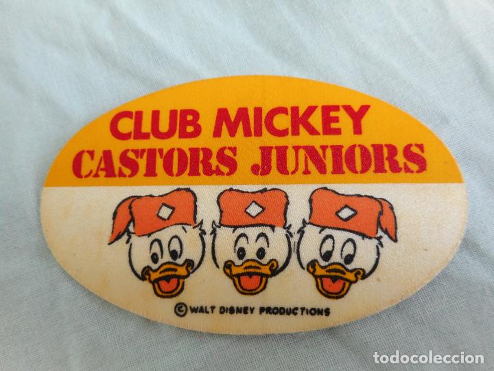 Pegatinas de colecci&oacute;n: ANTIGUA PEGATINA.STICKER.CLUB MICKEY MOUSE.CASTORS JUNIORS.